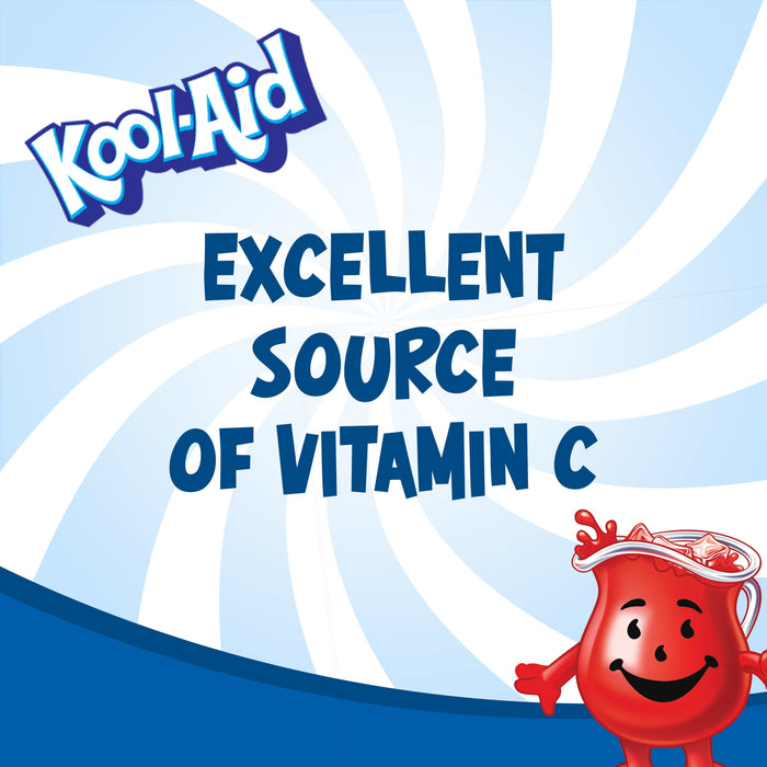 Kool-Aid Caffeine Free Blue Raspberry Lemonade Sweetened Powdered Drink Mix 1 Count 20 oz Canister