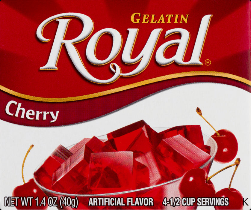 Royal Gelatin, Cherry 1.4oz