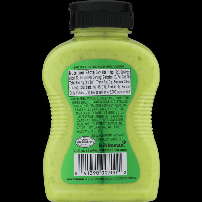 Japanese Wasabi Sauce, perfect for sushi and sashimi, grilled fish, stir-fries, or barbecue dishes, 9.25 oz