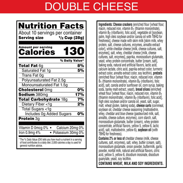 Cheez-It Double Cheese Baked Snack Mix - 9.75oz