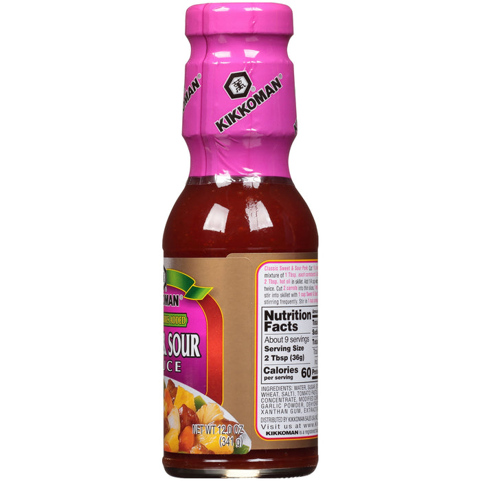 Kikkoman Original Sweet & Sour Sauce 12 oz Bottles