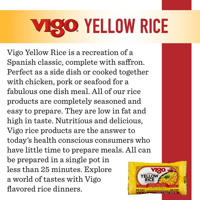 Vigo Rice Dinner Yellow, 5 oz