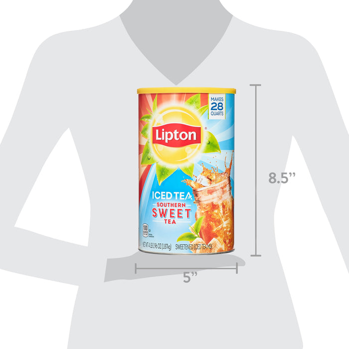 Lipton Iced Tea Mix, Southern Sweet Tea, 28 qt