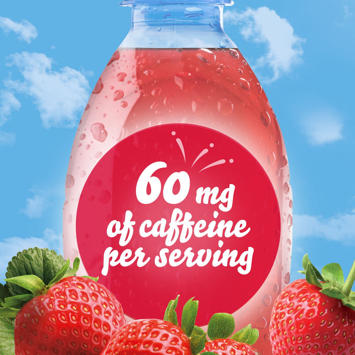 Crystal Light Sugar-Free Wild Strawberry Drink Mix with Caffeine (10 On-the-Go Packets)