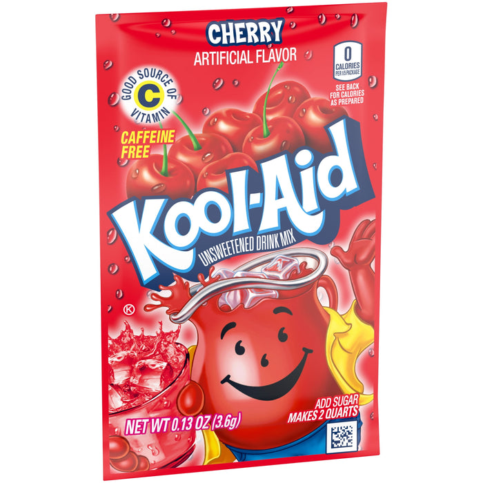 Kool-Aid Cherry Drink Mix, 0.13 Ounce