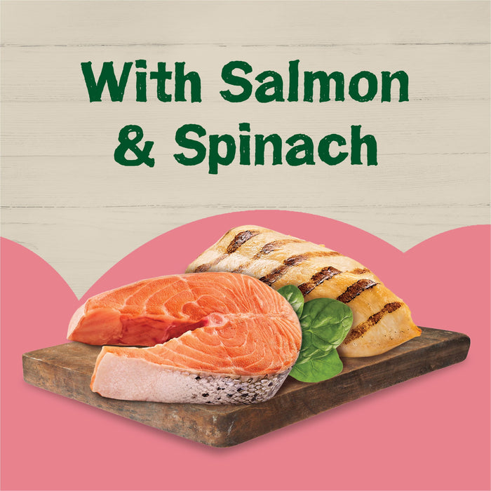 Friskies, Wet Cat Canned Salmon & Spinach Pate, 5.5 Ounce