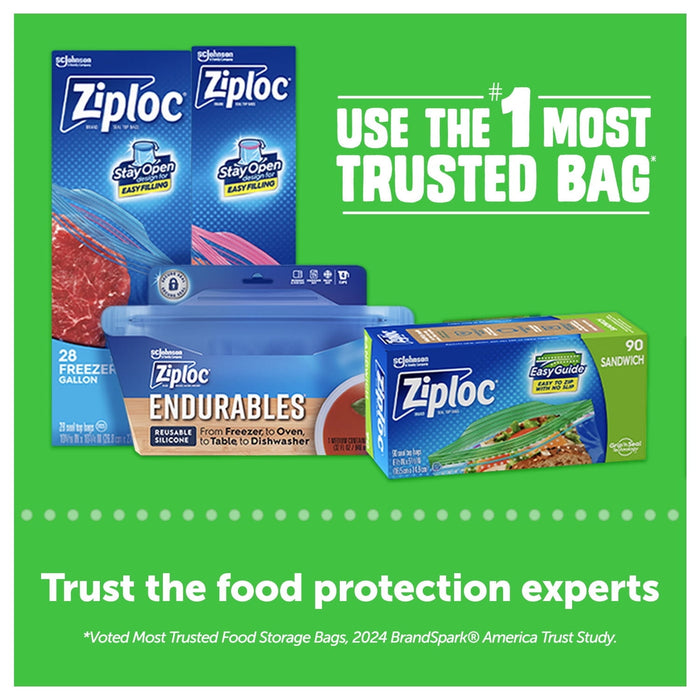 Ziploc Snack Bags, 90 ct