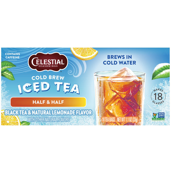 Celestial Seasonings Cold Brew Half & Half, 18 Count