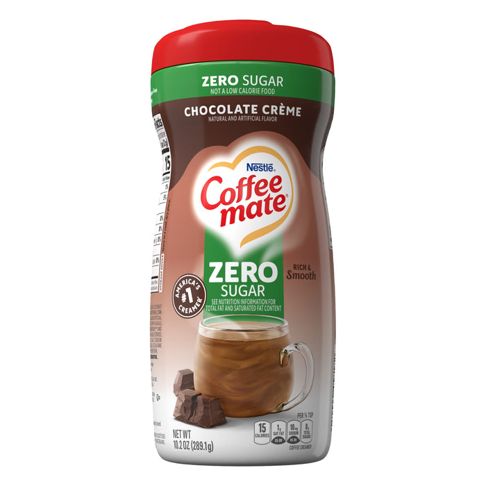 COFFEE-MATE Chocolate Sugar Free Powder Coffee Creamer 10.2 oz.