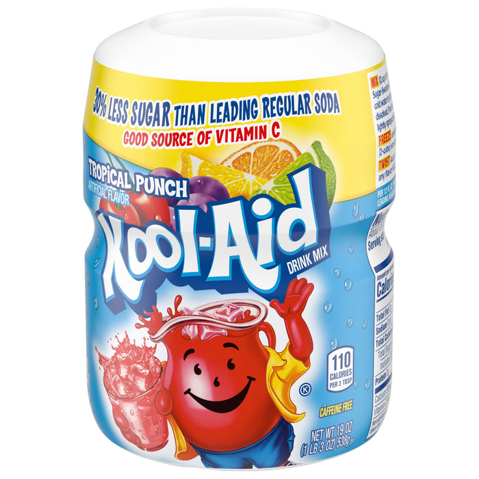 Kool-Aid Summer Blast Tropical Punch Flavored Powdered Drink Mix 19 oz