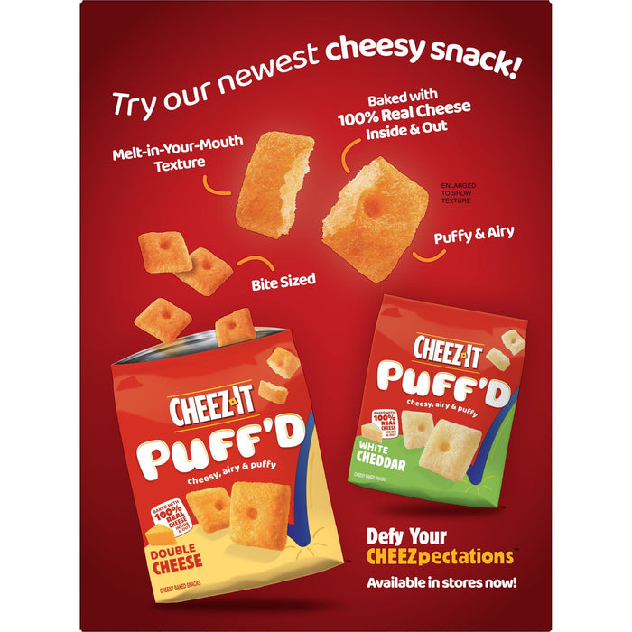 Cheez-It Grooves Zesty Cheddar Ranch Cheese Crackers,9 oz Box