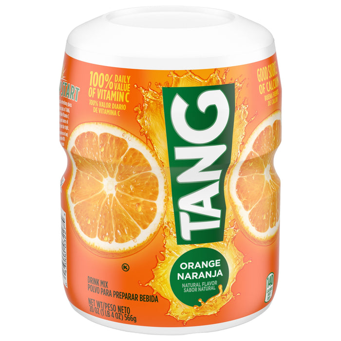 Tang Orange Sweetened Powdered Drink Mix 20 oz Canister