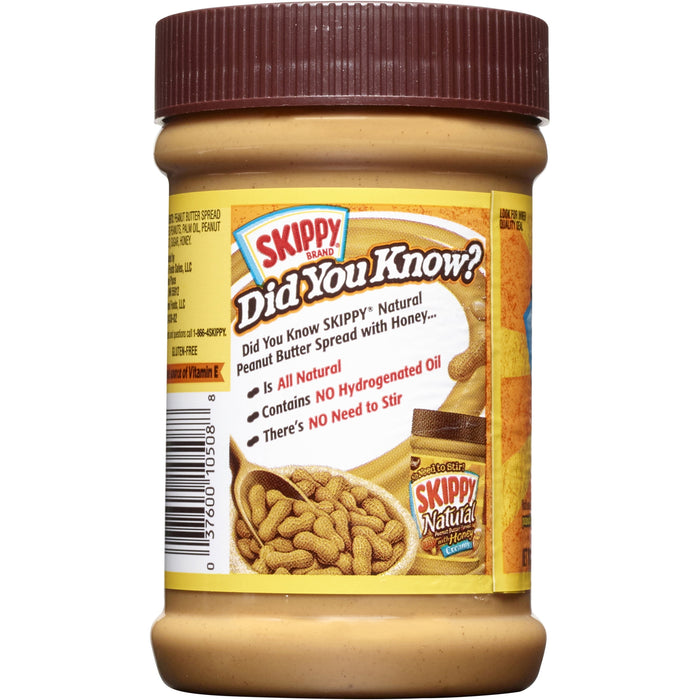 Skippy Peanut Butter, Honey Creamy, 15 oz