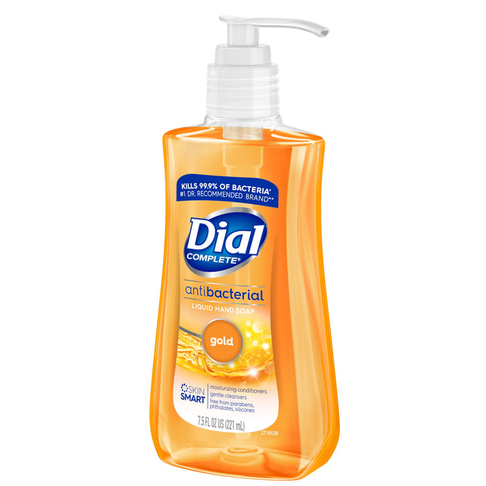 Dial Antibacterial Liquid Hand Soap, Gold, 7.5 Ounce