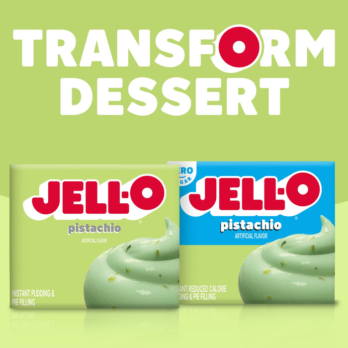 Jello Pistachio Pudding Mix 3.4oz Box