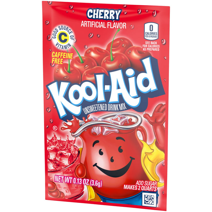 Kool-Aid Cherry Drink Mix, 0.13 Ounce