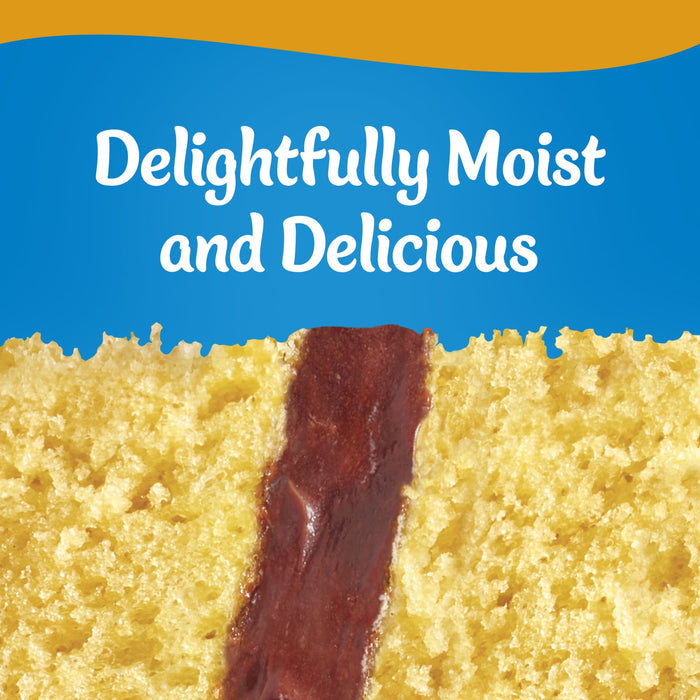 Pillsbury Moist Supreme Golden Butter Cake Mix, Just add water, eggs and oil, Ideal for birthdays, holidays, family gatherings and any celebration, big or small 15.25oz