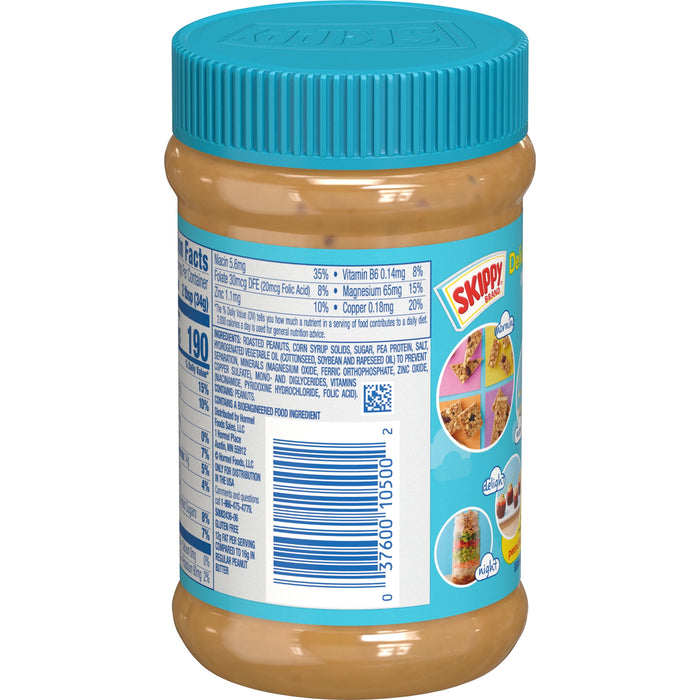 Skippy Reduced Fat Creamy Peanut Butter Spread, 16.3 Ounce