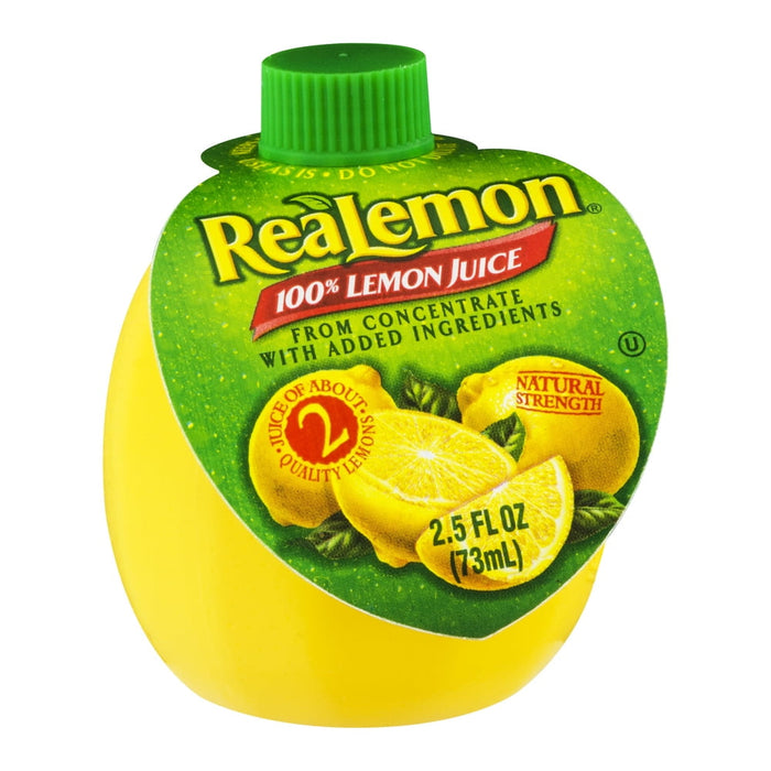 REALEMON SQUEEZE 100% Lemon Juice, 2.5 oz