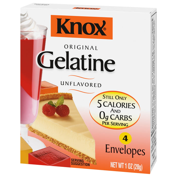 Knox Unflavored Gelatin (4 Envelopes)