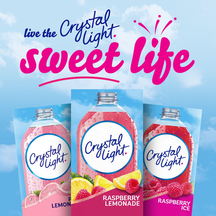 Crystal Light Raspberry Lemonade Drink Mix (10 On-the-Go Packets)