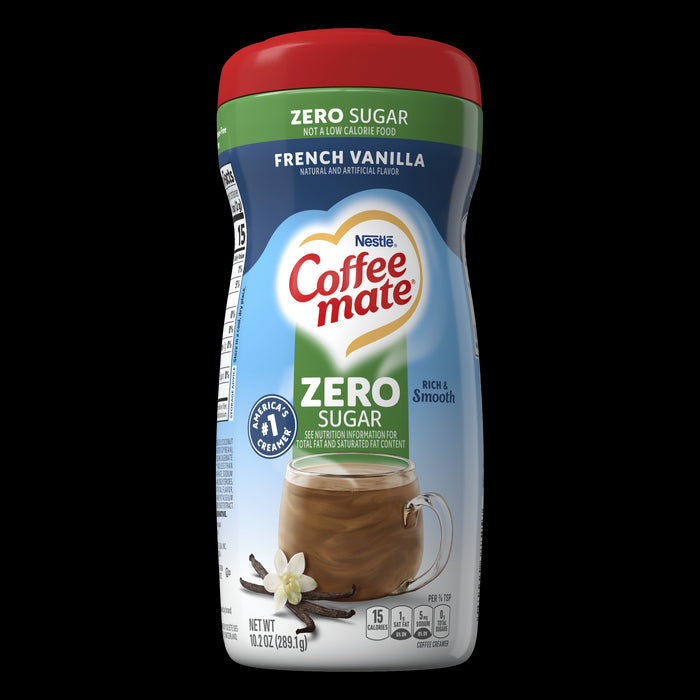 COFFEE MATE Sugar Free French Vanilla Powder Coffee Creamer 10.2 oz. Canister