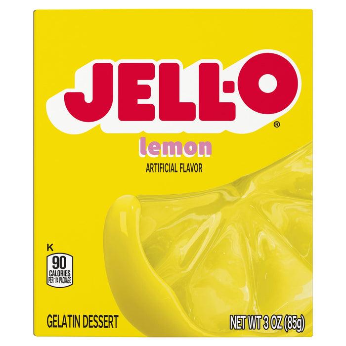 Jell-O Lemon Gelatin Mix, 3 oz Boxes