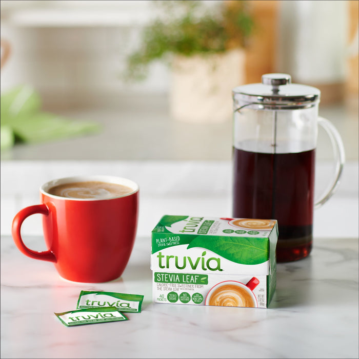 Truvia Natural Stevia Sweetener Packets, 2.82 oz (40 ct)