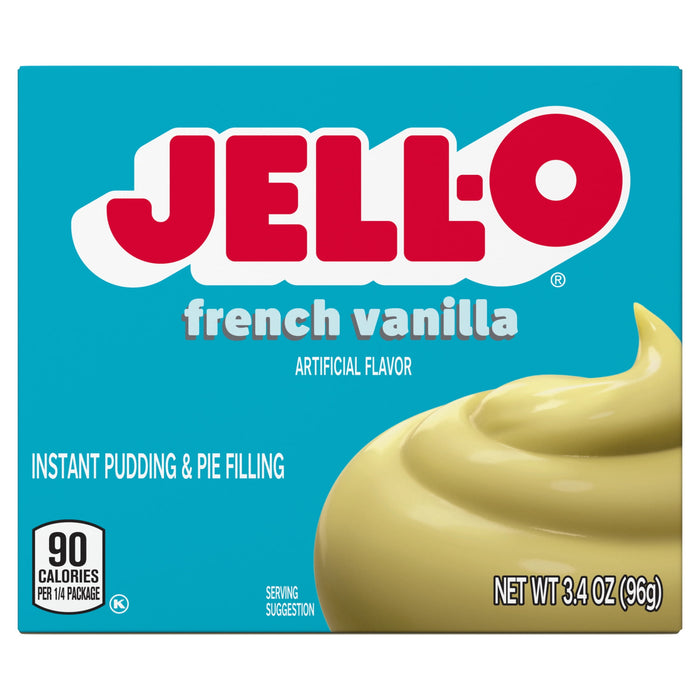 JELL-O French Vanilla Instant Pudding & Pie Filling Mix (3.4 oz Box)