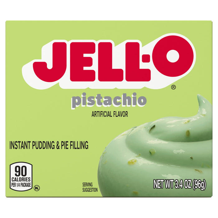 Jello Pistachio Pudding Mix 3.4oz Box