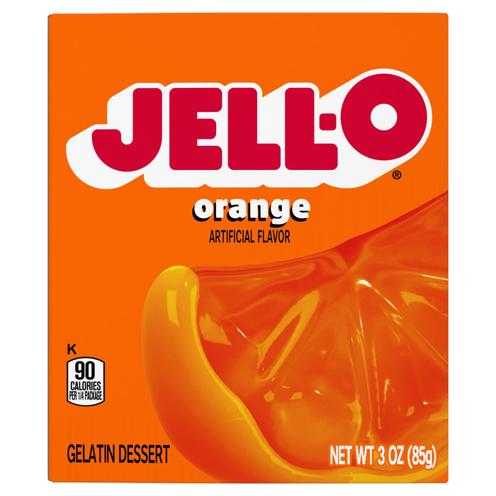 Jell-O Orange Gelatin Mix (3 oz Box)