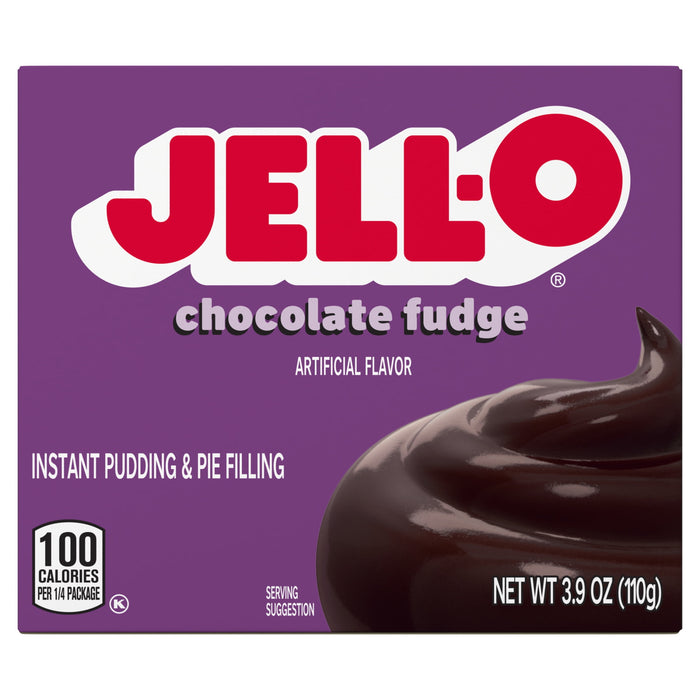 Jell-O Chocolate Fudge Instant Pudding, 3.9 Ounce