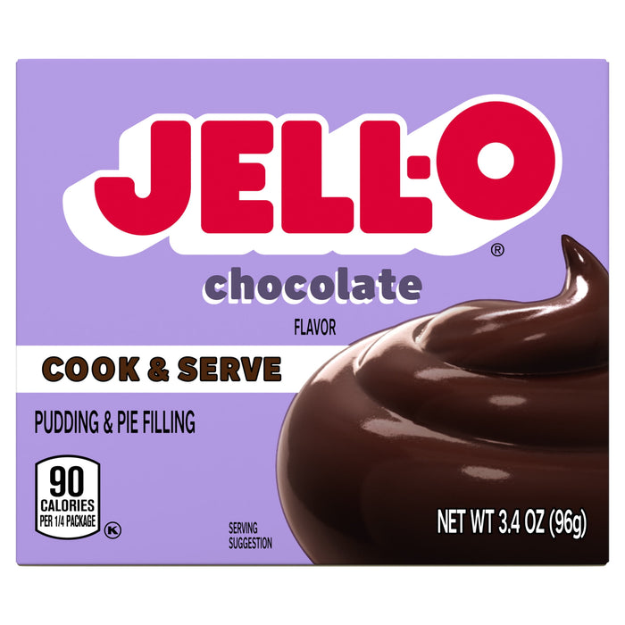 Jell-O Cook & Serve Chocolate Pudding & Pie Filling (3.4 oz Box)