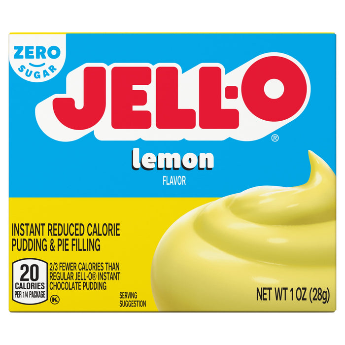 Jell-O Lemon Pudding Sugar Free/Fat Free, 1oz