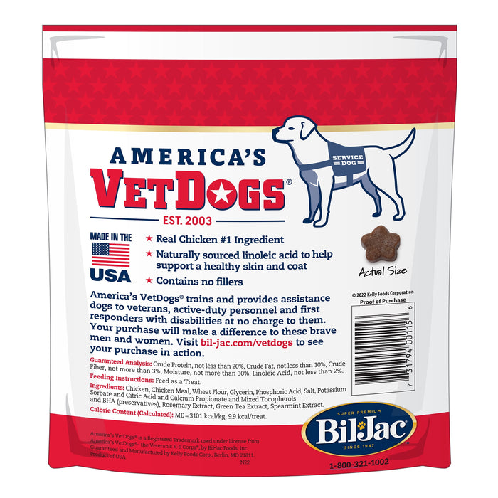 Bil-Jac VetDogs Skin & Coat Soft Treats 10 oz