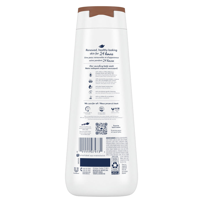 Dove Restoring Body Wash Coconut Butter and Cocoa Butter 20 oz