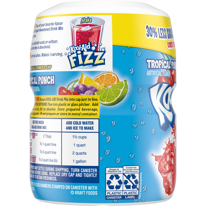 Kool-Aid Summer Blast Tropical Punch Flavored Powdered Drink Mix 19 oz