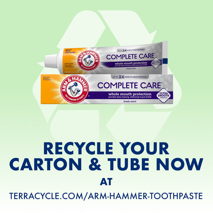 Arm & Hammer Complete Care Toothpaste, Fresh Mint 6.0oz