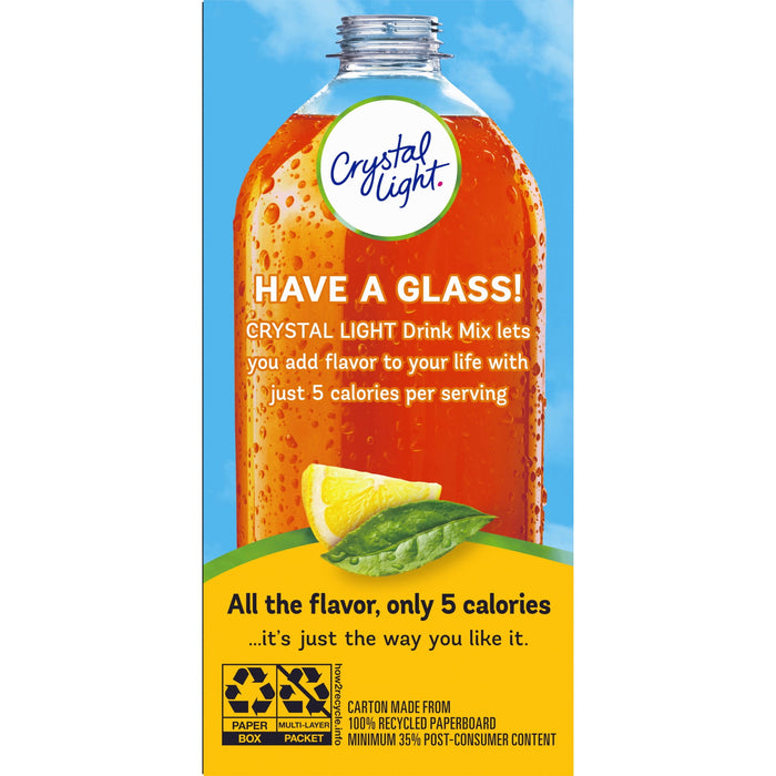 Crystal Light Sugar-Free Lemon Iced Tea On-The-Go Powdered Drink Mix 10 Count