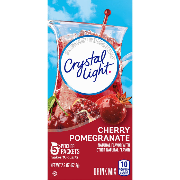 Crystal Light, Mix Pomegranate Pitcher Packs, 320 Fl Oz