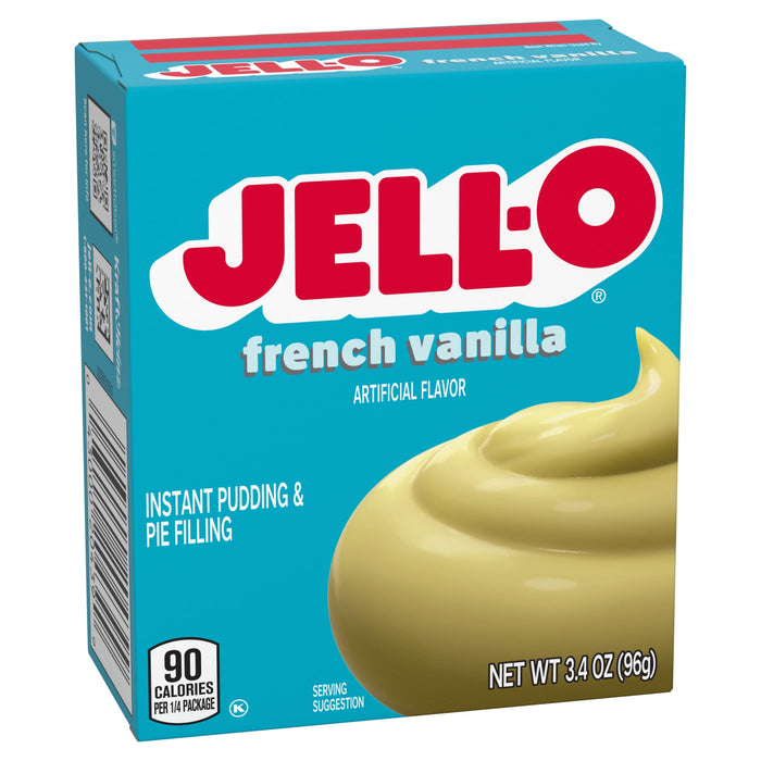 JELL-O French Vanilla Instant Pudding & Pie Filling Mix (3.4 oz Box)