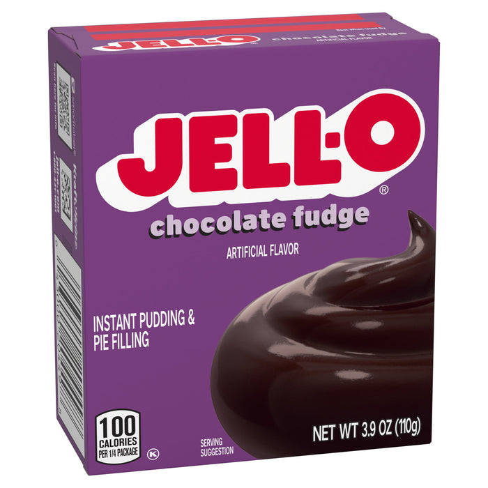 Jell-O Chocolate Fudge Instant Pudding, 3.9 Ounce