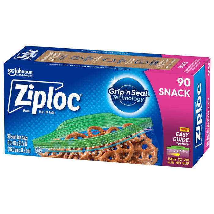 Ziploc Snack Bags, 90 ct