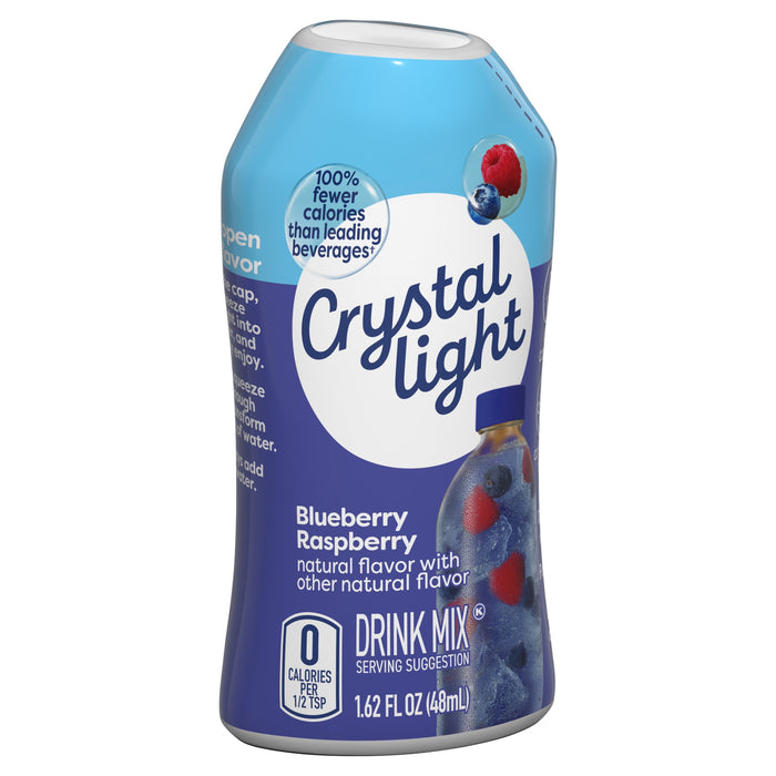 Crystal Light Sugar-Free Zero Calorie Liquid Water Enhancer - Blueberry Raspberry (1.62 fl oz Bottle)