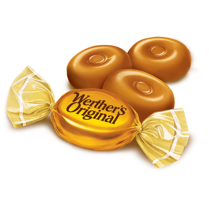 Werther's Original Hard Caramel Candy, Made with real butter and fresh cream, Individually wrapped 5.5 oz Bag