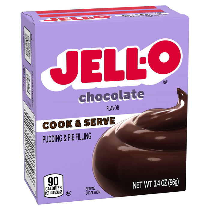 Jell-O Cook & Serve Chocolate Pudding & Pie Filling (3.4 oz Box)