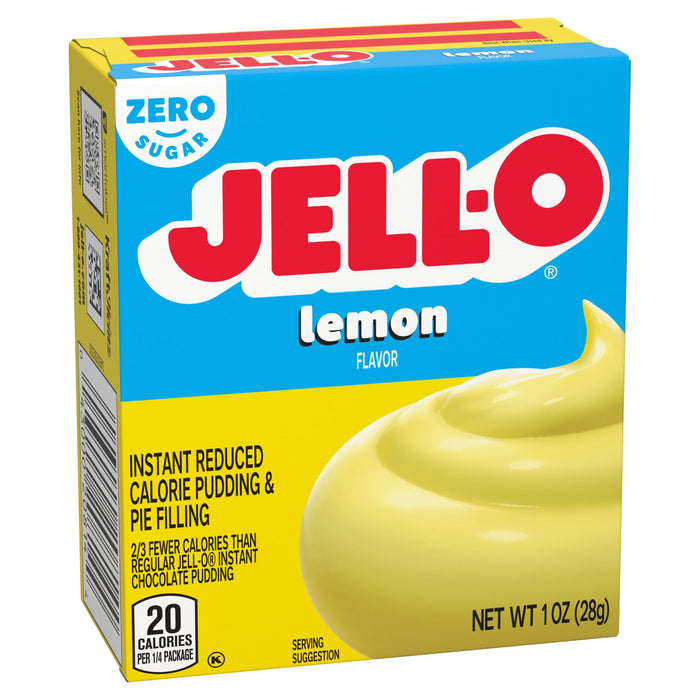 Jell-O Lemon Pudding Sugar Free/Fat Free, 1oz