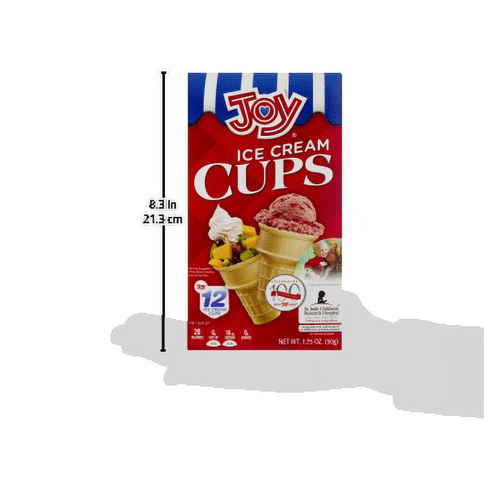 Joy Ice Cream Cups, 1.75 Oz, 12 Count