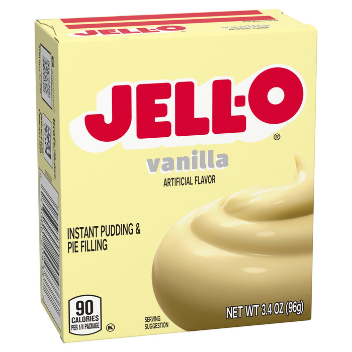 Jell-O Vanilla Instant Pudding & Pie Filling, 3.4 ounce