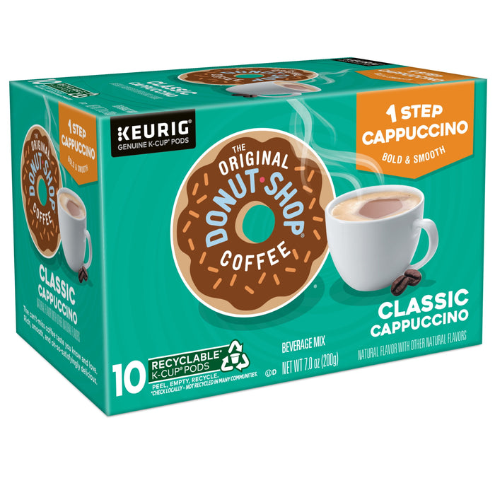 The Original Donut Shop One Step Classic Cappuccino Flavored K-Cup Coffee Pods